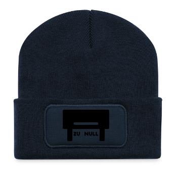 tischkicker kicker - Recycelte Patch Beanie - French Navy - Vorne