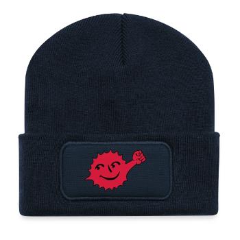 Atomkraft Faust dagegen Geschenkidee Nein Symbol - Beanie recyclé à patch - bleu marine - Devant