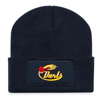 Darts - Recycelte Patch Beanie - French Navy - Vorne
