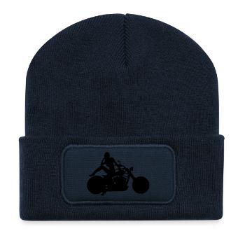 Choppergirl - Recycelte Patch Beanie - French Navy - Vorne