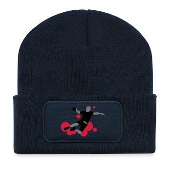 handball_3 - Recycled Patch Beanie - french navy - Front