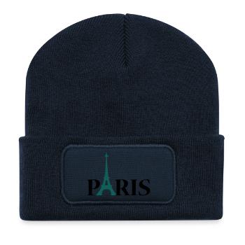 Paris Eiffeltoren / Eiffeltower / Tour Eiffel - Recycled Patch Beanie - french navy - Front
