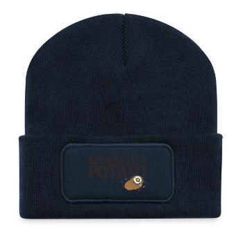 Hello Potato - Recycled Patch Beanie - french navy - Front