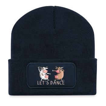 Let's Dance - Lass uns tanzen - Recycelte Patch Beanie - French Navy - Vorne