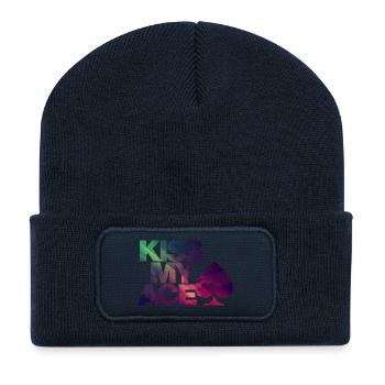 Cool Poker Shirt - Recycelte Patch Beanie - French Navy - Vorne