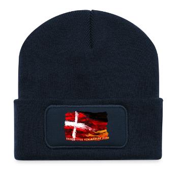 dansk tysk venskab - German-Danish friendship - Recycled Patch Beanie - french navy - Front