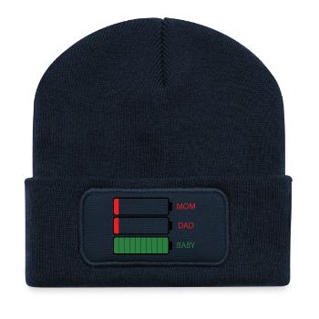 Energie eltern - Recycelte Patch Beanie - French Navy - Vorne
