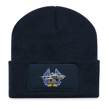 Yak-130 - Recycled Patch Beanie - french navy - Front