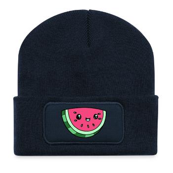Melon Milena - Recycelte Patch Beanie - French Navy - Vorne
