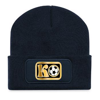 KNOCKOUT - Recycled Patch Beanie - french navy - Front