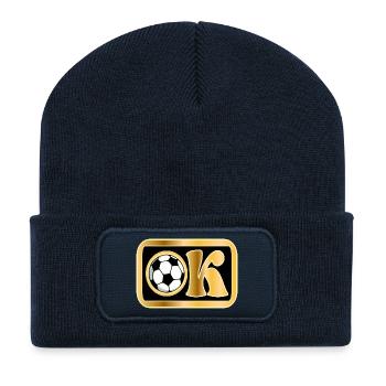 IN ORDNUNG - Okay - Fußball - Recycelte Patch Beanie - French Navy - Vorne