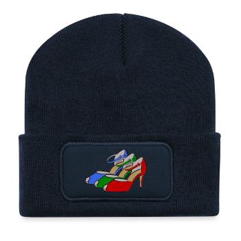 Shoe Fashion - Recycled Patch Beanie - french navy - Front