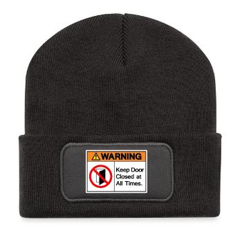 my house my rules - Beanie recyclé à patch - charbon - Devant