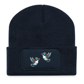 Lunettes de soleil Hummingbird 2 - Beanie recyclé à patch - bleu marine - Devant