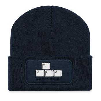 What Moves Me - Recycled Patch Beanie - french navy - Front