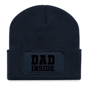 Dad inside - Recycled Patch Beanie - french navy - Front