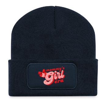 L’ère de la fille de maman - Beanie recyclé à patch - bleu marine - Devant