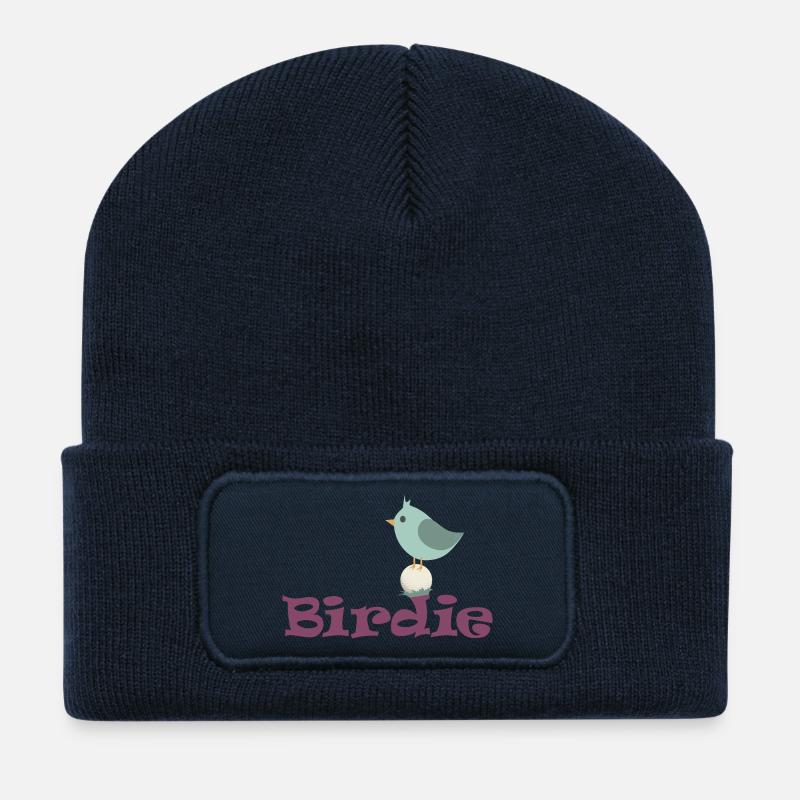 Golf-Birdie - Recycelte Patch Beanie - French Navy