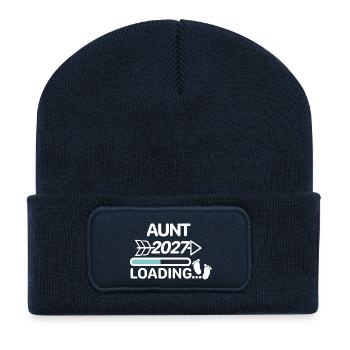 Aunt 2027 - Recycled Patch Beanie - french navy - Front