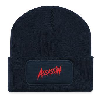 Assassin - Killer Blood Design - Recycled Patch Beanie - french navy - Front