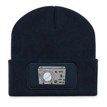 Globus Vintage Navigation Analog Device - Recycled Patch Beanie - french navy - Front