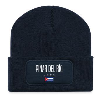 Pinar del Río Cuba Cubans - Recycled Patch Beanie - french navy - Front