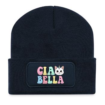 Ciao Bella - Recycelte Patch Beanie - French Navy - Vorne
