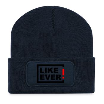 LIKE EVER! - Recycled Patch Beanie - french navy - Front