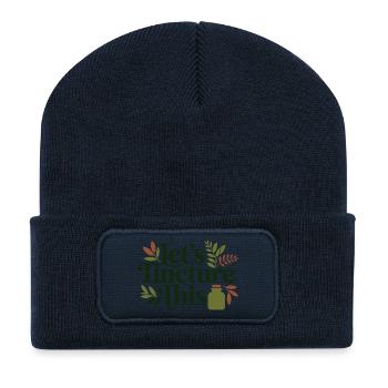 Herbalist Lets Tincture This Professional Clinical - Recycled Patch Beanie - french navy - Front