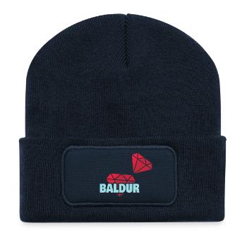 Edel Baldur - Recycled Patch Beanie - french navy - Front