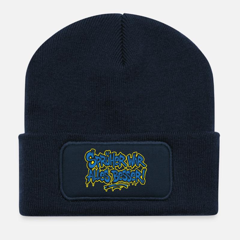 Sprayer was all better! 2 - Recycled Patch Beanie - french navy