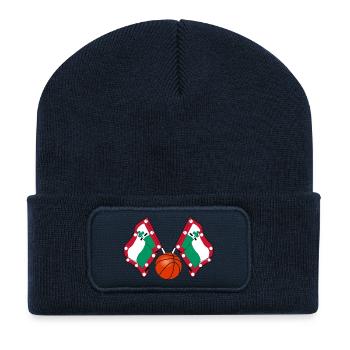 Meppel Basketball-Flaggen – Hoops Pride - Recycelte Patch Beanie - French Navy - Vorne