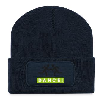 DANCE - Recycelte Patch Beanie - French Navy - Vorne
