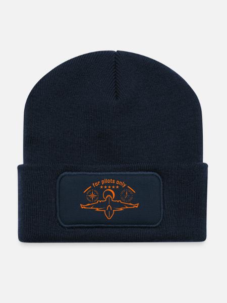pilots_only - Recycled Patch Beanie - french navy