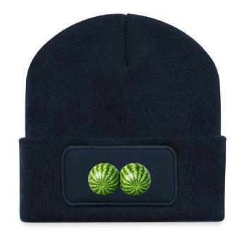 watermelons - Recycled Patch Beanie - french navy - Front
