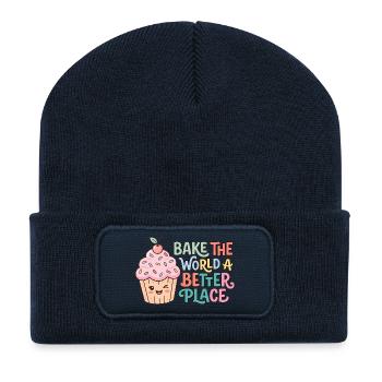 Sweet Cupcake - Recycled Patch Beanie - french navy - Front