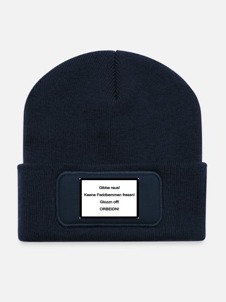 Sachsen Schild - Recycelte Patch Beanie - French Navy