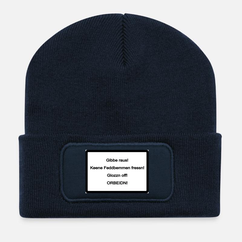 Sachsen Schild - Recycelte Patch Beanie - French Navy
