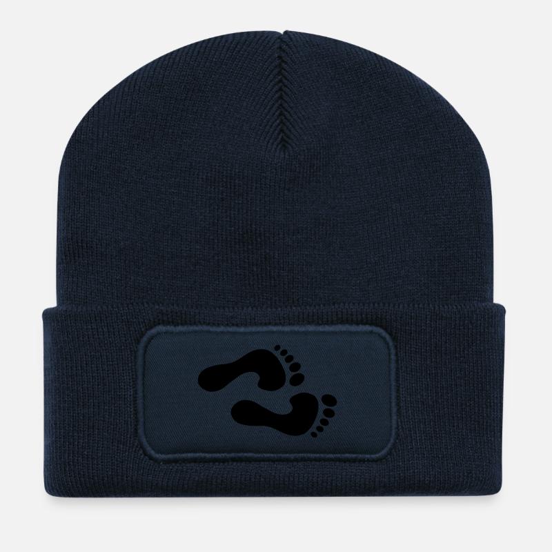 Füße - Recycelte Patch Beanie - French Navy