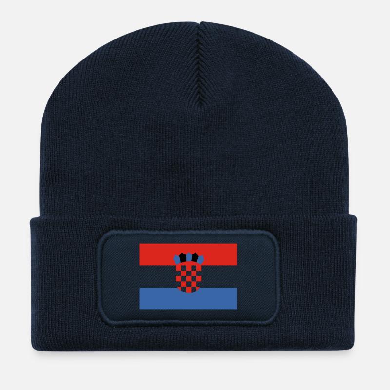 croatia - Recycled Patch Beanie - french navy