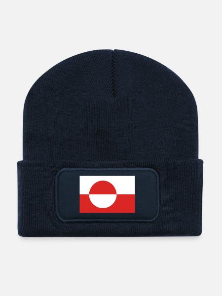 Grönland - Recycelte Patch Beanie - French Navy