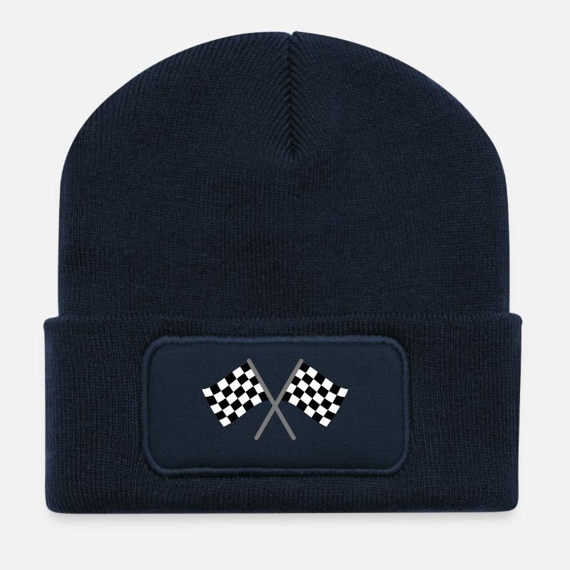 Zielflagge, Racing - Recycelte Patch Beanie - French Navy