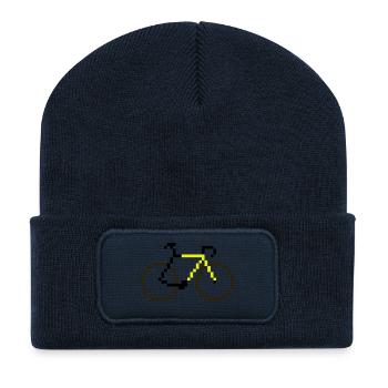 On Yer Bike - Recycled Patch Beanie - french navy - Front