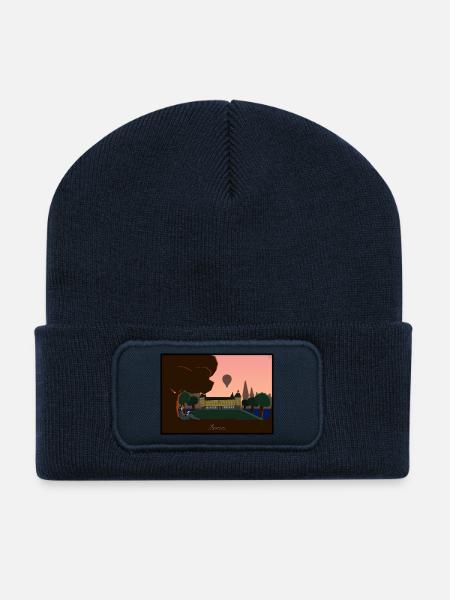 Bonn - Recycelte Patch Beanie - French Navy
