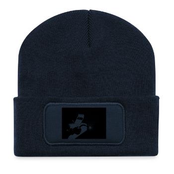 Schweisser bei der Arbeit - Recycelte Patch Beanie - French Navy - Vorne