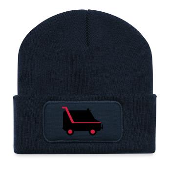 Transporter / van (2c) - Recycled Patch Beanie - french navy - Front