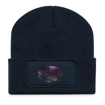 feathers - Recycled Patch Beanie - french navy - Front