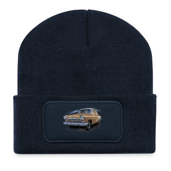 Volga - Recycled Patch Beanie - french navy - Front