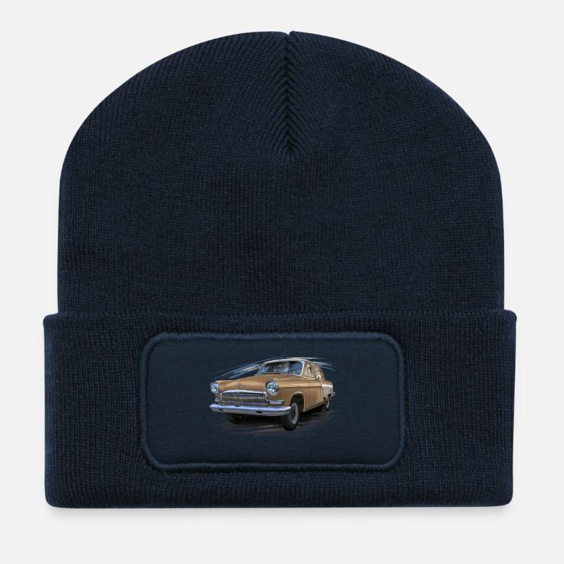 Wolga - Recycelte Patch Beanie - French Navy