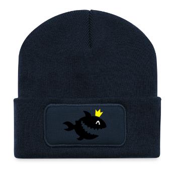 shark - Recycled Patch Beanie - french navy - Front